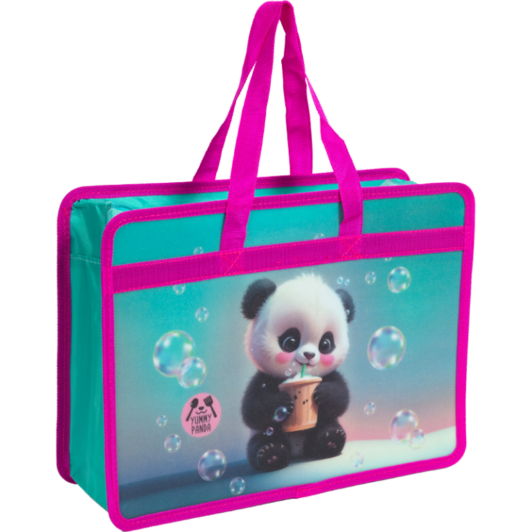 Dėklas deVENTE Yummy Panda A4, 34x25x10 cm