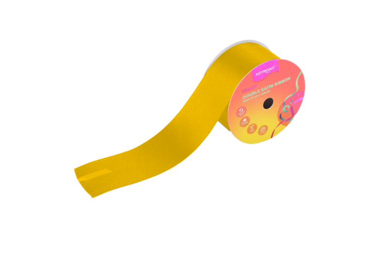 Satino juostelė Keyroad, 51mm x 25 m. geltonos spalvos 220