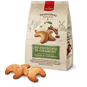 Sausainiai „SU OBUOLIAIS IR CINAMONU”, 250g