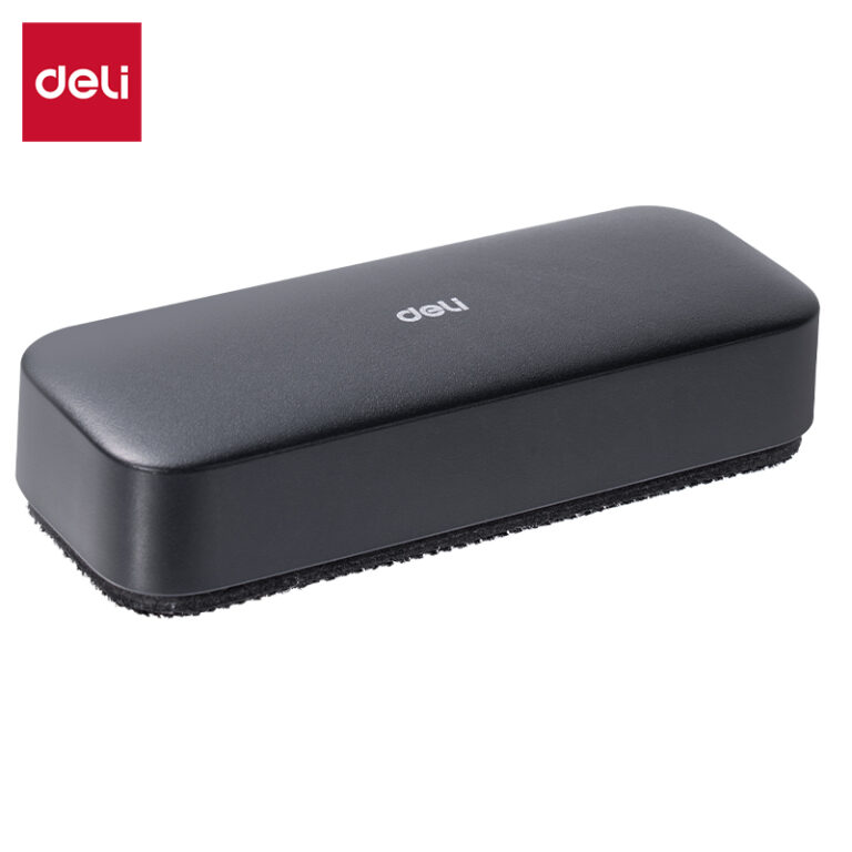 Kempinė magnetinei lentai Deli 7834, 125x50mm, juodos spalvos