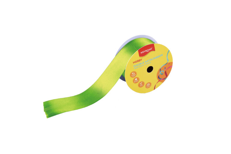 Satino juostelė Keyroad, 38mm x 25 m, žalios spalvos