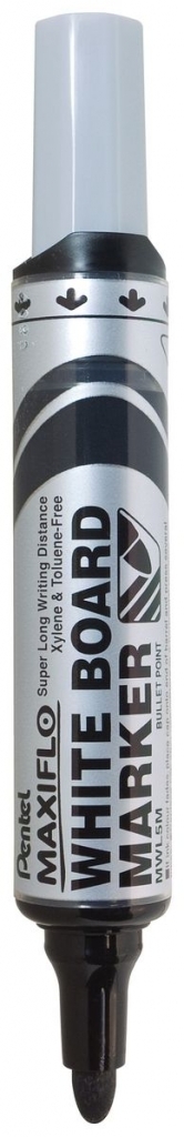 Žymeklis baltai lentai Pentel Maxiflo 6mm, juodos spalvos