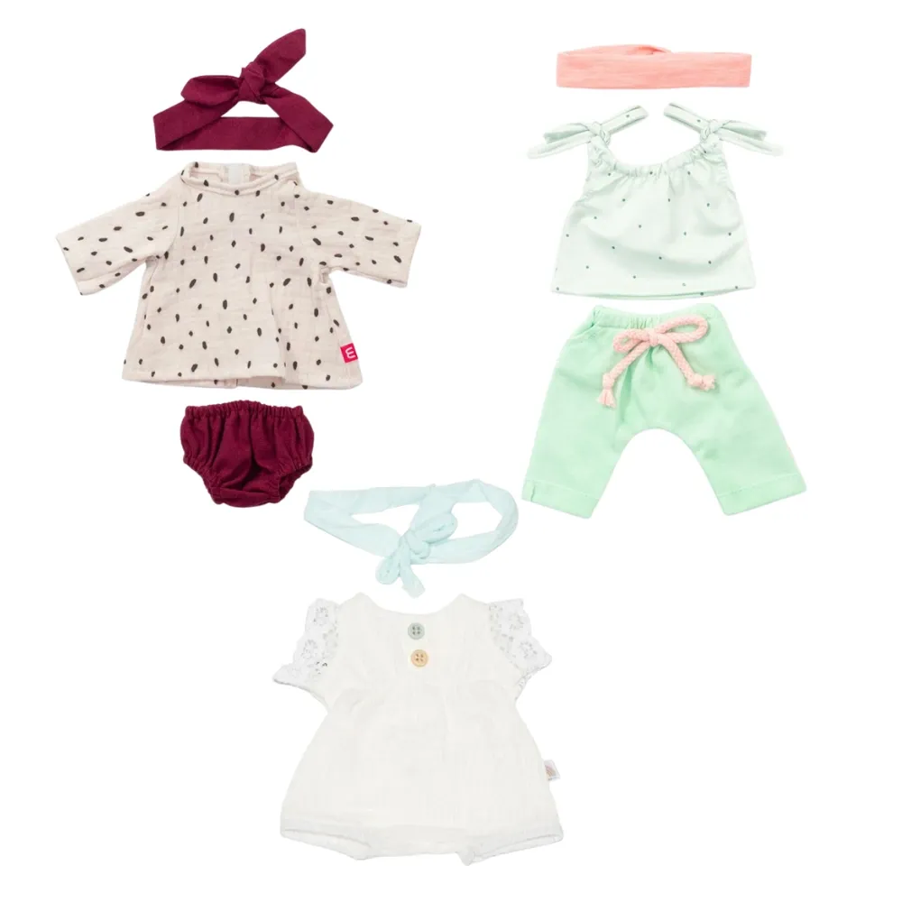 miniland-3-rubu-komplektai-lelei-38-cm