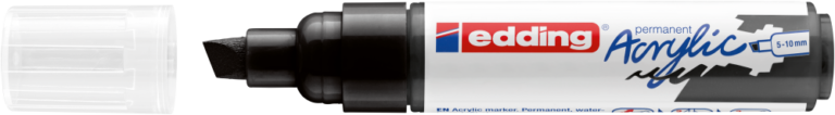 Akrilinis žymeklis edding 5000, juodos spalvos