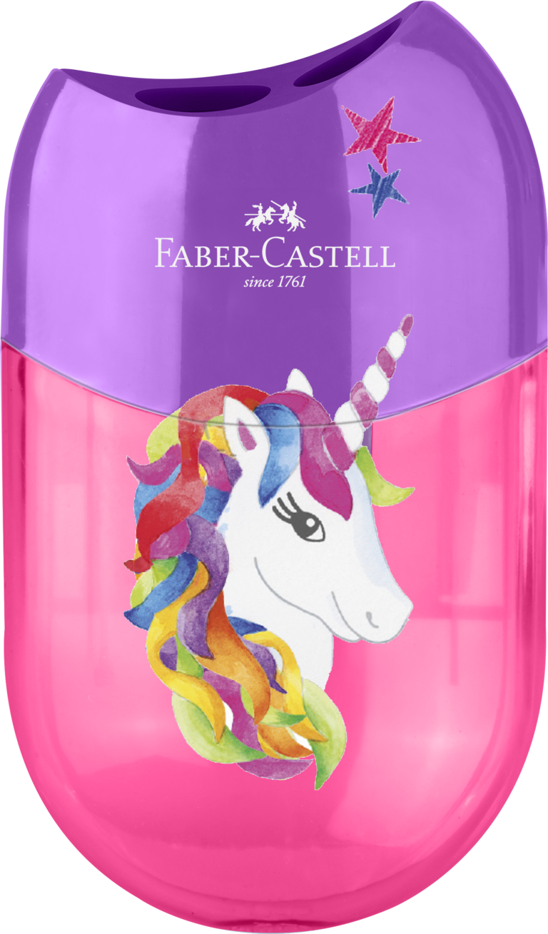 Drožtukas su trintuku Faber-Castell Unicorn 2-jų skylučių