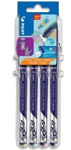Rašiklių rinkinys Pilot Frixion Fineliner, 4 spalvų