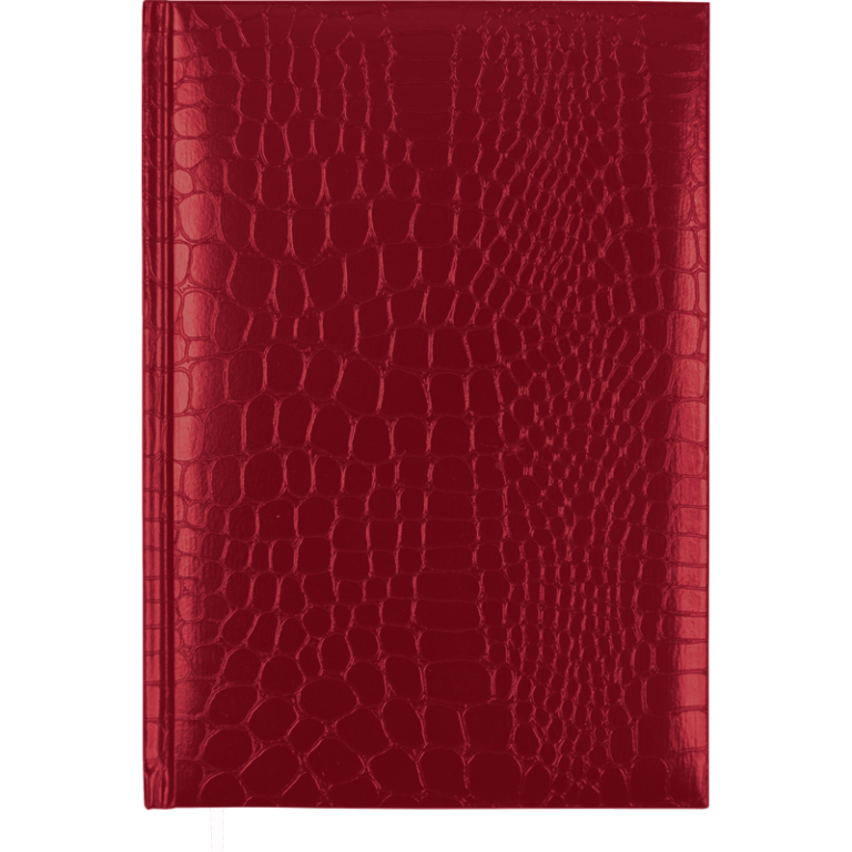 Kalendorius-užrašų knygelė Arkona 2026, A5, diena lape, kietu viršeliu, raudonos spalvos