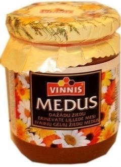 Medus Vinnis, 500g įv. žiedų
