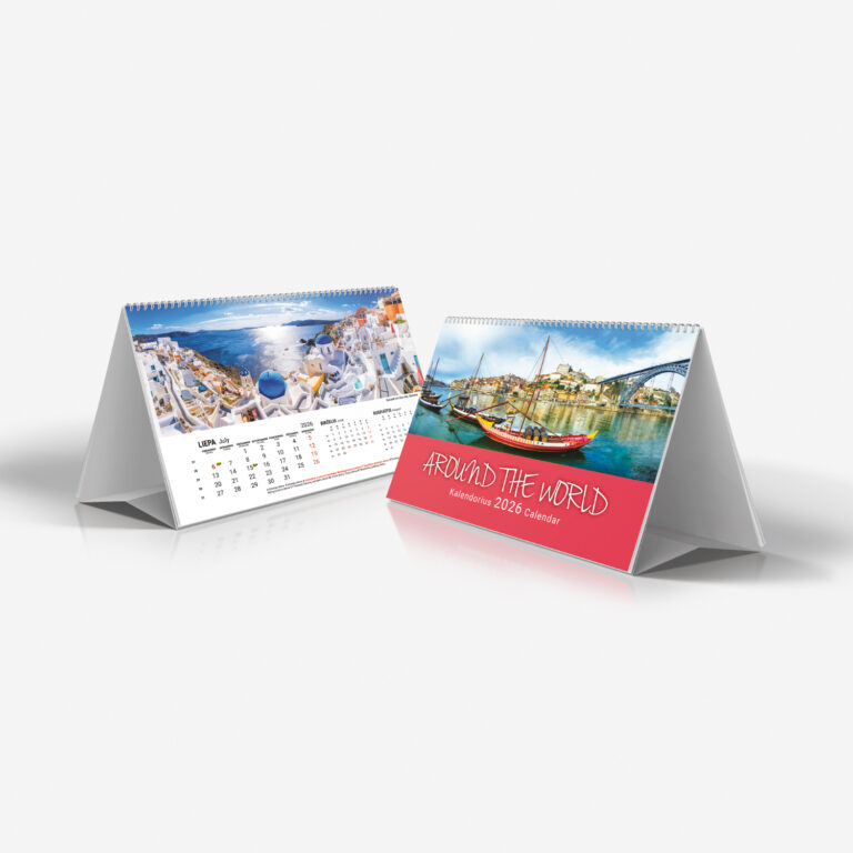 Kalendorius Timer Tent, 210x140mm, pastatomas, trikampis, Travel