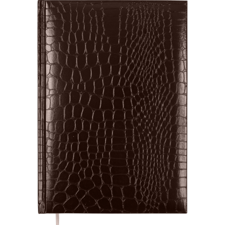 Kalendorius-užrašų knygelė Arkona 2026, B6, diena lape, kietu viršeliu, rudos spalvos