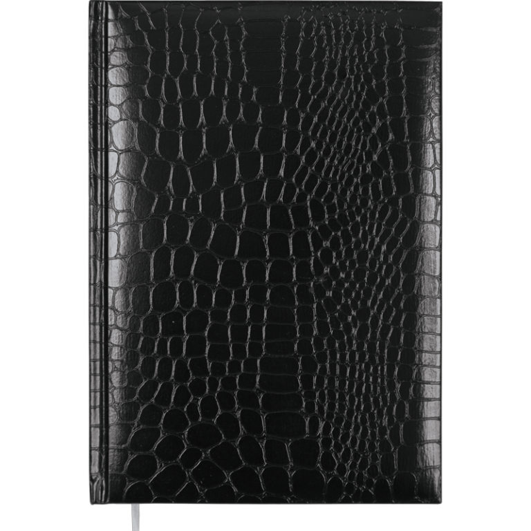 Kalendorius-užrašų knygelė Arkona 2026, B6, diena lape, kietu viršeliu, juodos spalvos