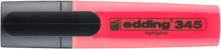 Teksto žymeklis Edding 345, raudonos spalvos