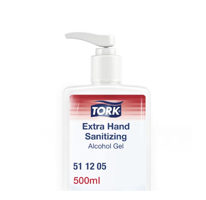 Gelinis rankų dezinfekantas Tork Extra, (511205), 500ml