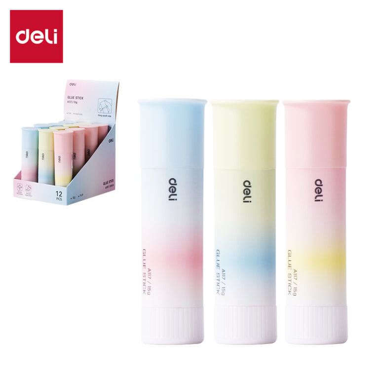 Pieštukiniai klijai DELI 15 g, pastelinės spalvos