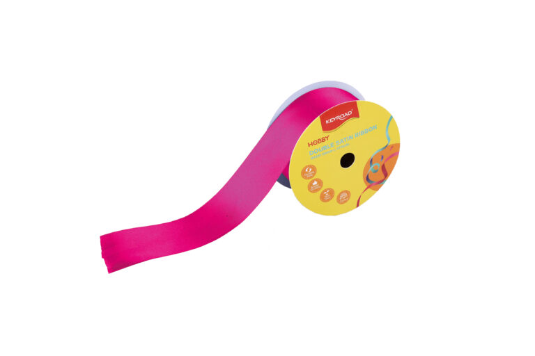 Satino juostelė Keyroad, 38mm x 25 m, rožinės spalvos 600