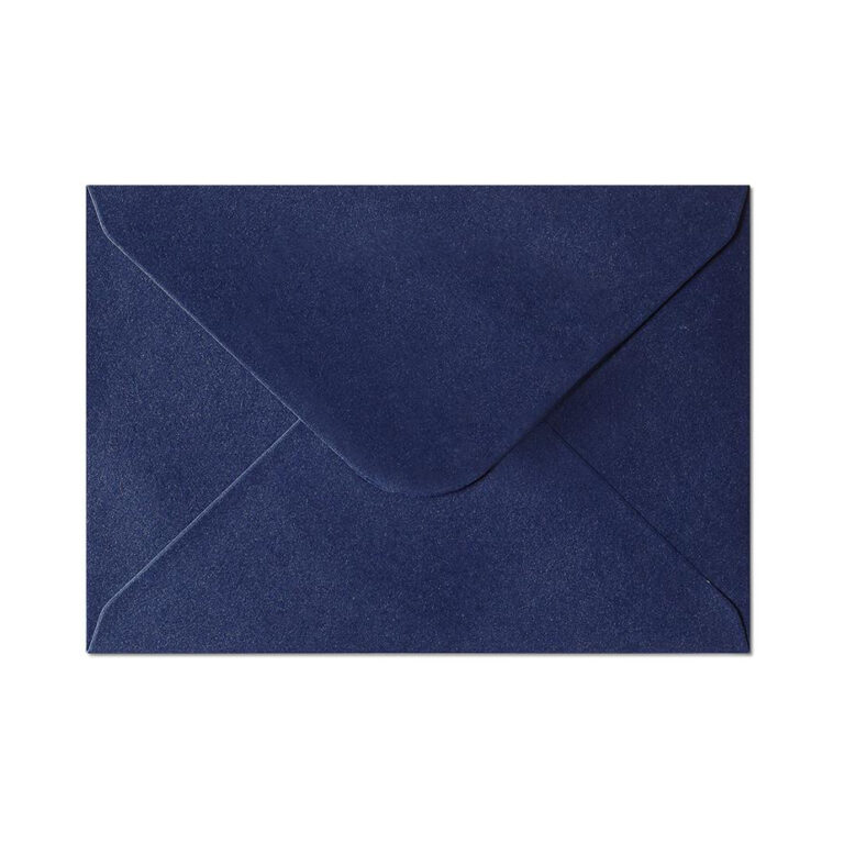 Vokai Galeri Papieru, C6, blizgančios perlamutrinės mėlynos spalvos, 150g/m2, 10vnt./pak.