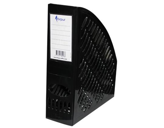 *Dokumentų stovas Forpus, A4, plastikinis, juodos spalvos