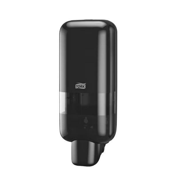 Laikiklis muilui ir dezinfekantamsTork S4 (564508), 1l, juodos spalvos, plastikinis