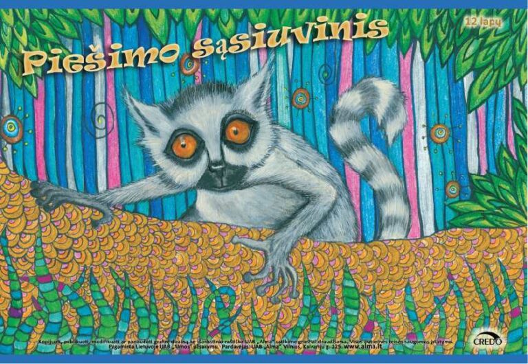 *Piešimo sąsiuvinis A4 12l 100g/m CREDO GRAFIKA/160