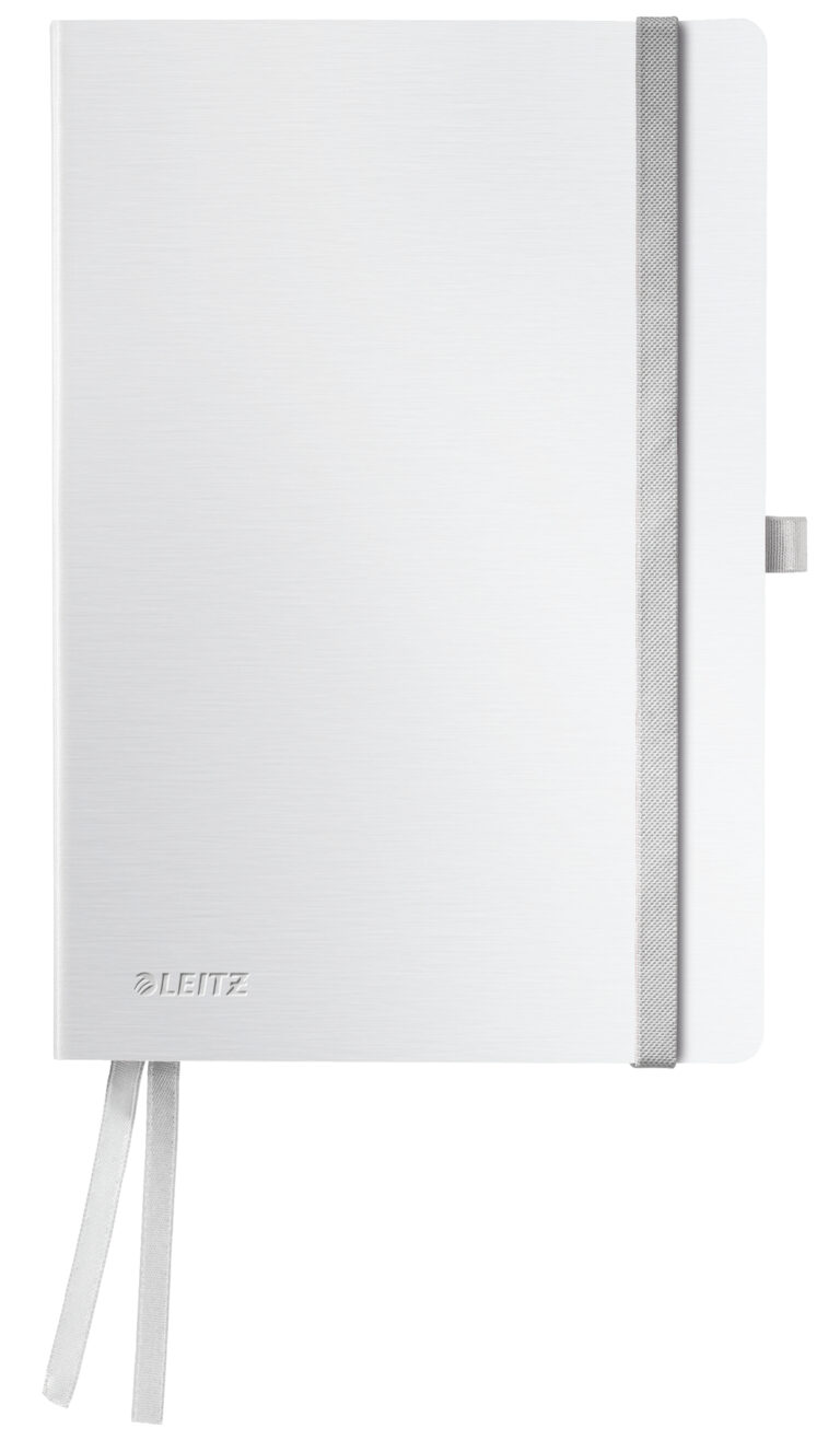 *Sąsiuvinis Leitz Style, A5, 80 lapų langeliais, arkties baltos spalvos