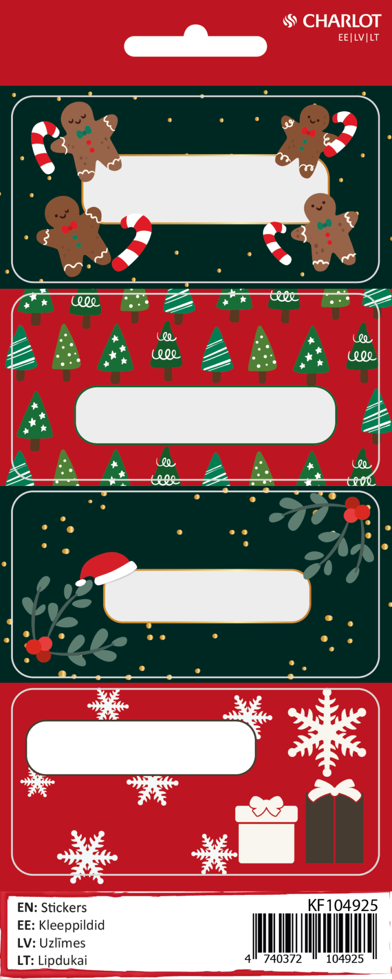 Kleebisetiketid Charlot Pakile (Jõul5)