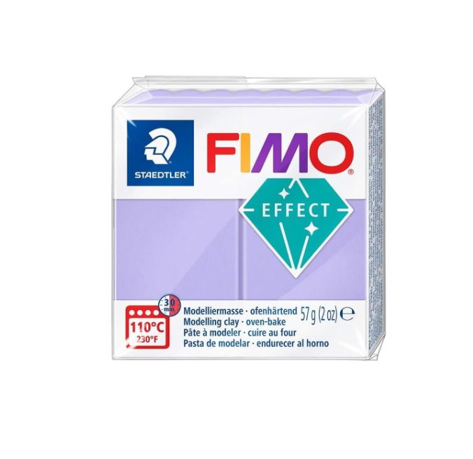 Modelinas FIMO Soft, 57 g, pastelinės alyvinės spalvos