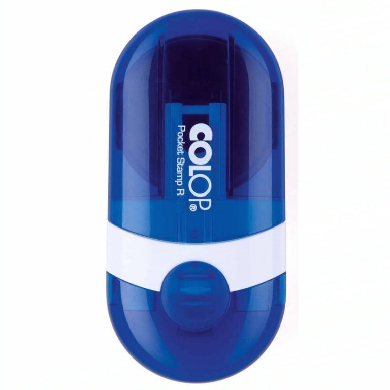 Kišeninis antspaudas Colop Pocket Stamp Plus R30, mėlynos spalvos