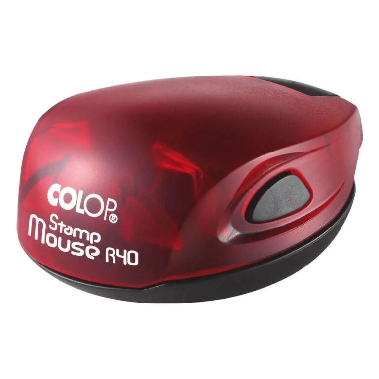 Kišeninis antspaudas Colop Mouse R40, raudonos spalvos