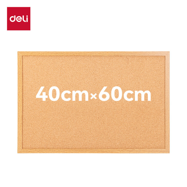 Kamštinė lenta DELI 40x60cm su mediniu rėmu