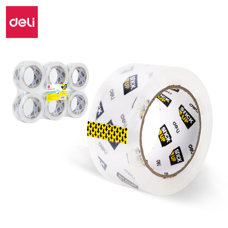 Pakavimo juosta DELI 48mmx91.5m 45mic skaidri
