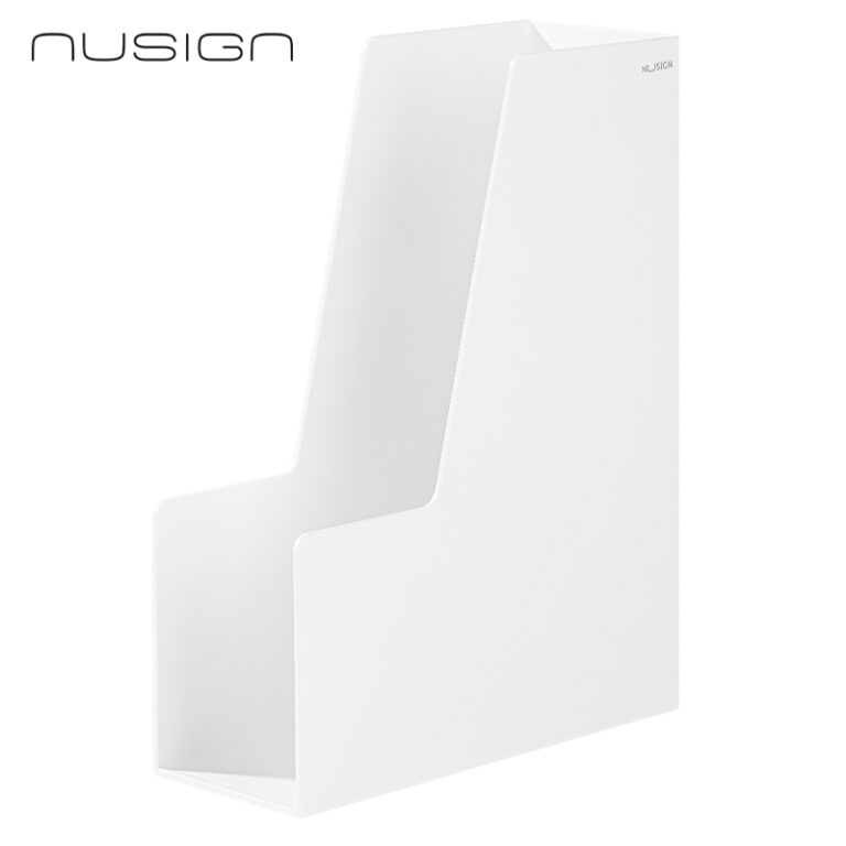 Dokumentų stovas Nusign A4 vertikalus, baltos spalvos