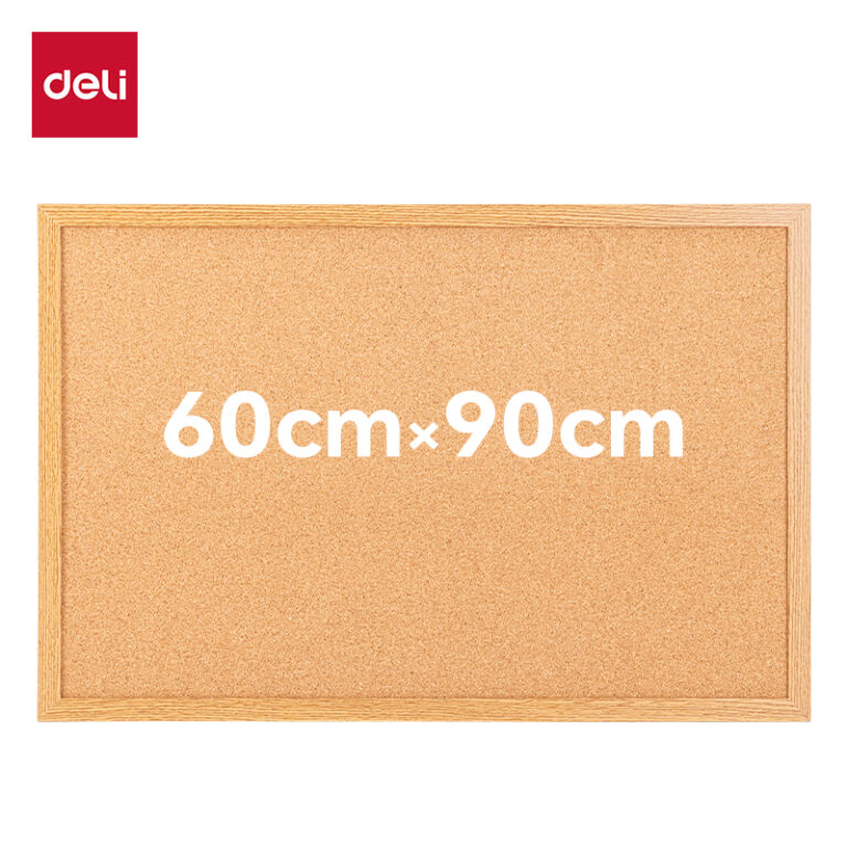 Kamštinė lenta DELI 60x90cm su mediniu rėmu