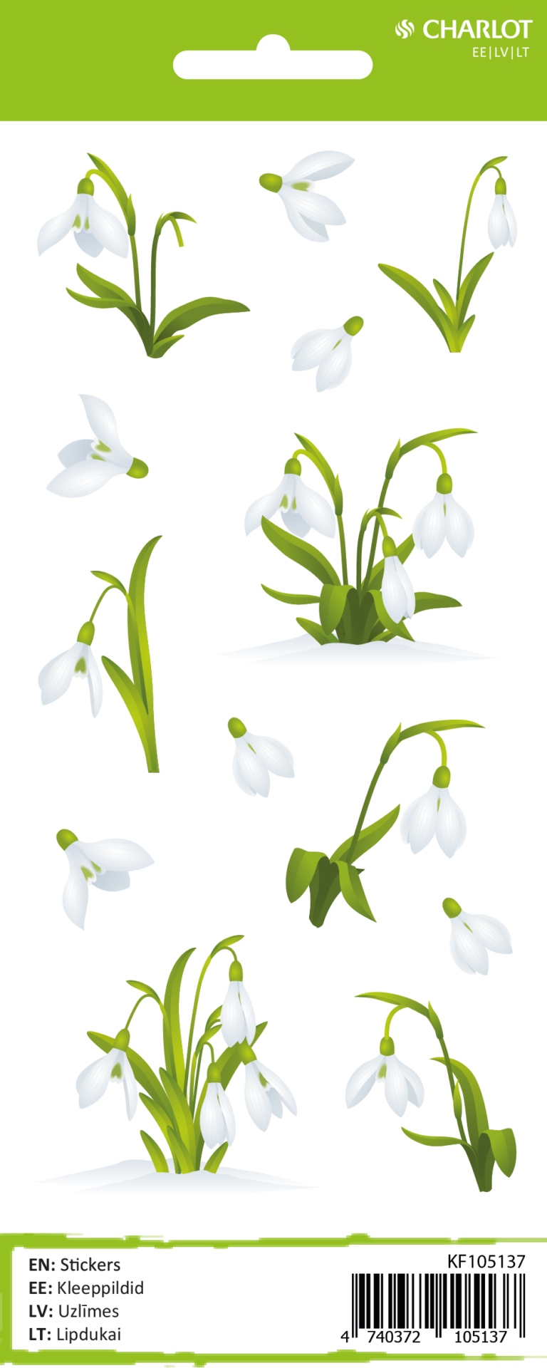 Lipdukai Charlot Snieguolės