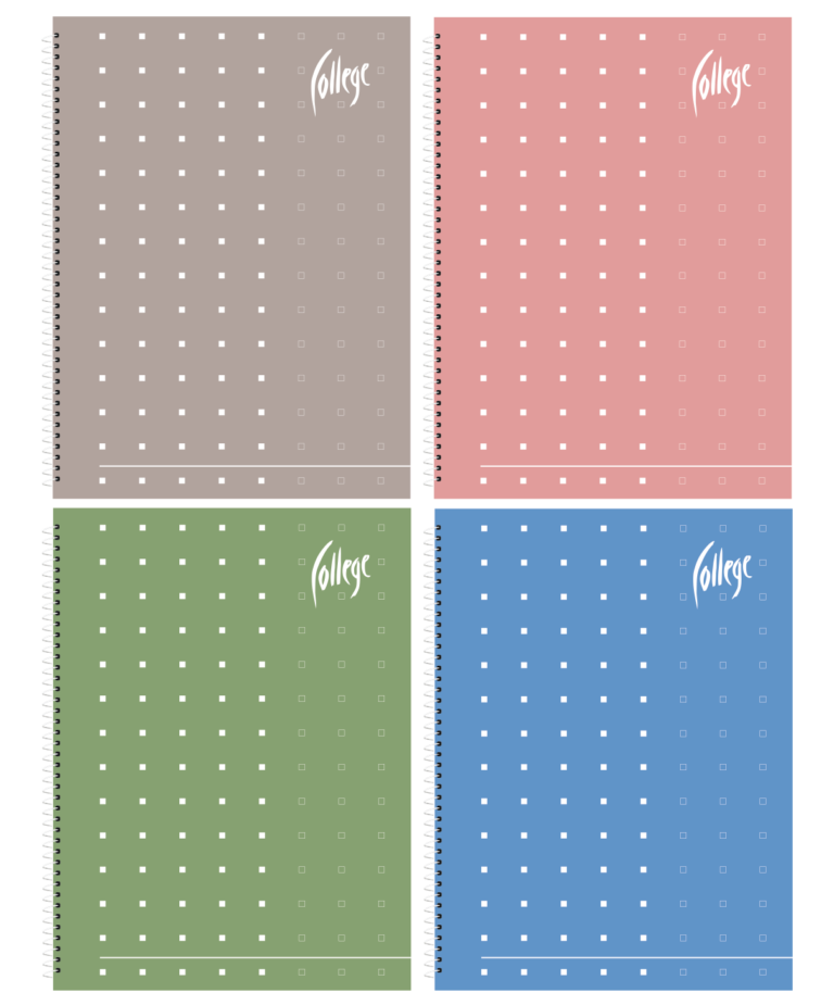 Sąsiuvinis College Supreme, A4, 60 lapų, linijomis, su spirale šone, įvairių spalvų