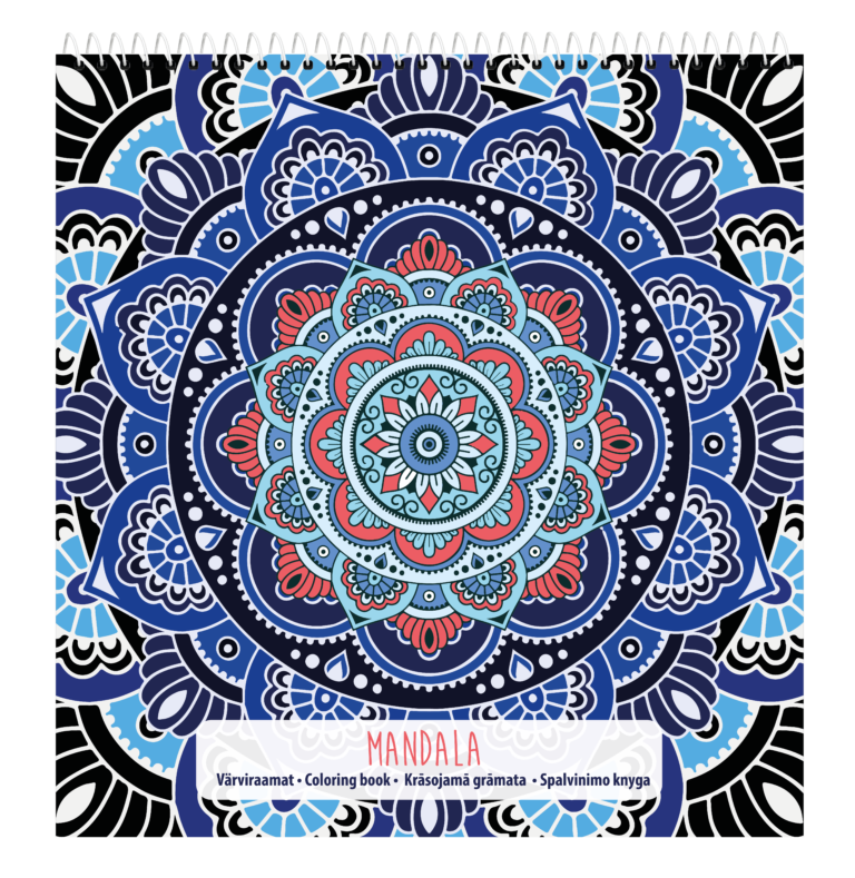 Spalvinimo knygelė College Mandala 21x22cm , 32 lapai