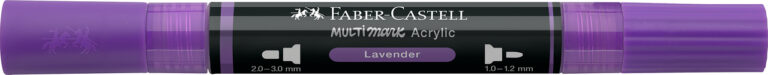 Akrilinis žymeklis Faber-Castell Multimark SP, levandų spalva 136