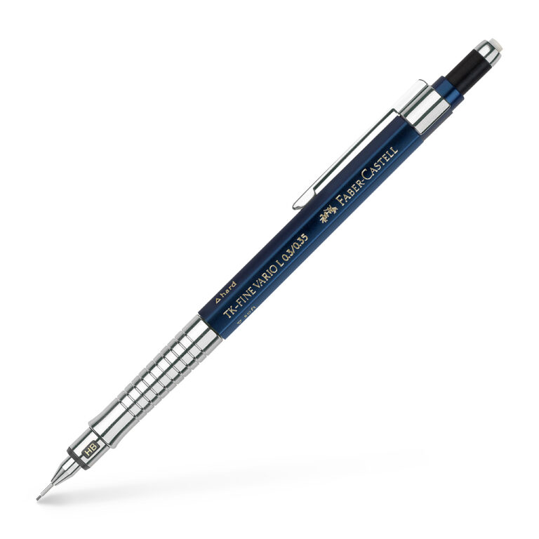 Automatinis pieštukas Faber-Castell TK-FINE VARIO L, 0.35mm tamsiai mėlynos spalvos