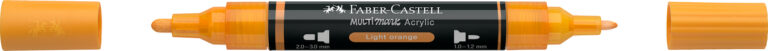 Akrilinis žymeklis Faber-Castell Multimark SP, šviesiai oranžinė spalva 309
