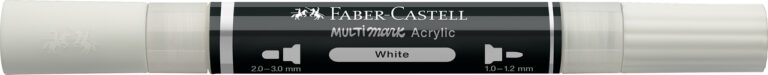Akrilinis žymeklis Faber-Castell Multimark SP baltos spalvos 101