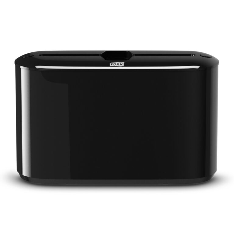 Laikiklis servetėlėms Tork Xpress Counter Top Multifold H2 (552208), juodos spalvos, plastikinis, pastatomas