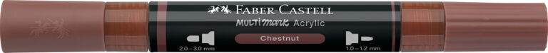 Akrilinis žymeklis Faber-Castell Multimark SP, kaštono spalva 378