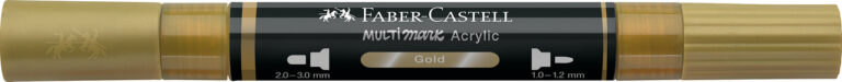 Akrilinis žymeklis Faber-Castell Multimark SP, auksinė spalva 250