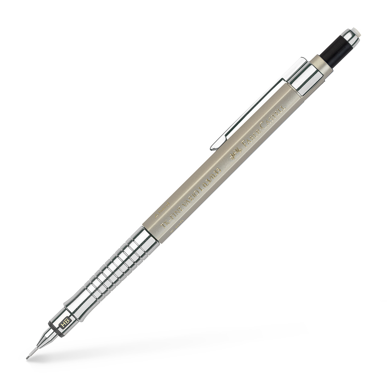 Automatinis pieštukas Faber-Castell TK-FINE VARIO L, 0.35mm aukso spalvos Automatinis pieštukas Faber-Castell TK-FINE VARIO L, 0.35mm aukso spalvos
