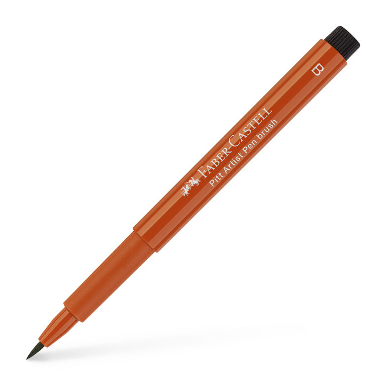 Rašiklis piešimui Faber-Castell PITT Artist Pen B, teptukinis, #188 Sanguine