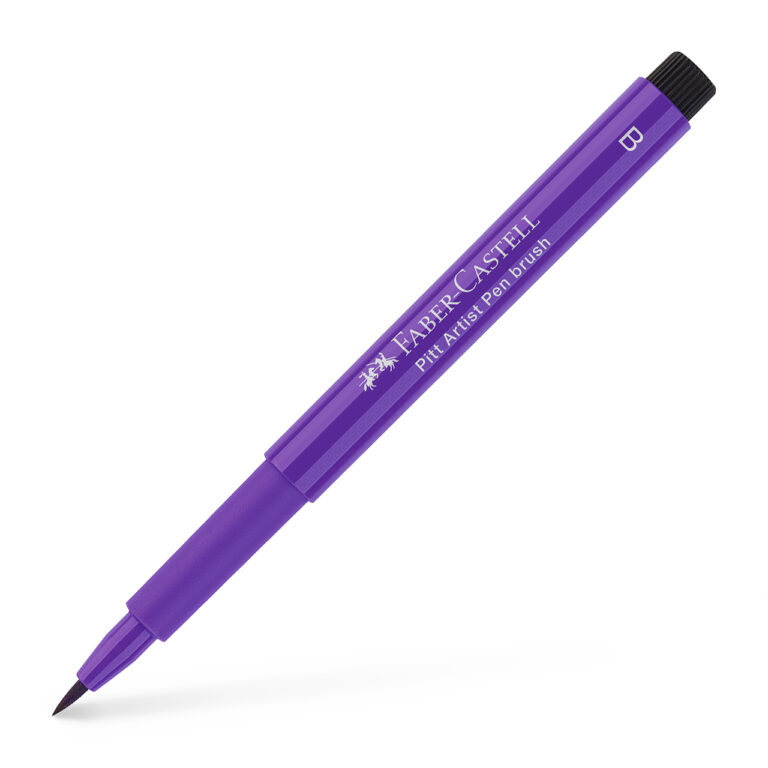Rašiklis piešimui Faber-Castell PITT Artist Pen B, teptukinis, #136 Purple Violet