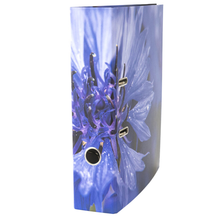 Segtuvas College A4 7cm, violetinės gėlės