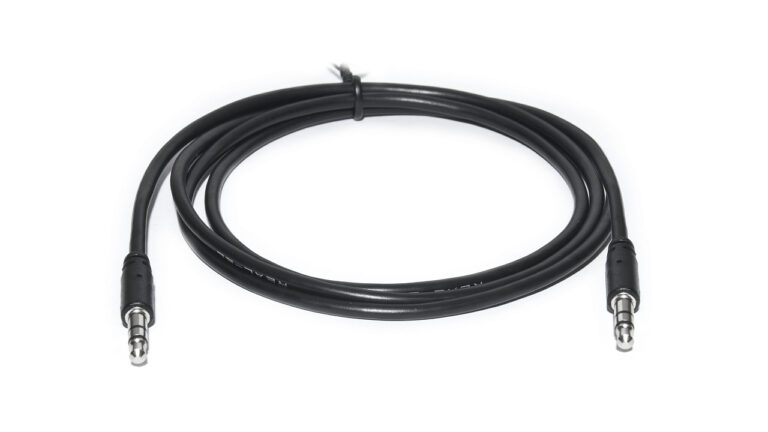 Garso kabelis REAL-EL Audio Pro 3,5 mm (vyriškas) – 3,5 mm (vyriškas), 1 m, juodas