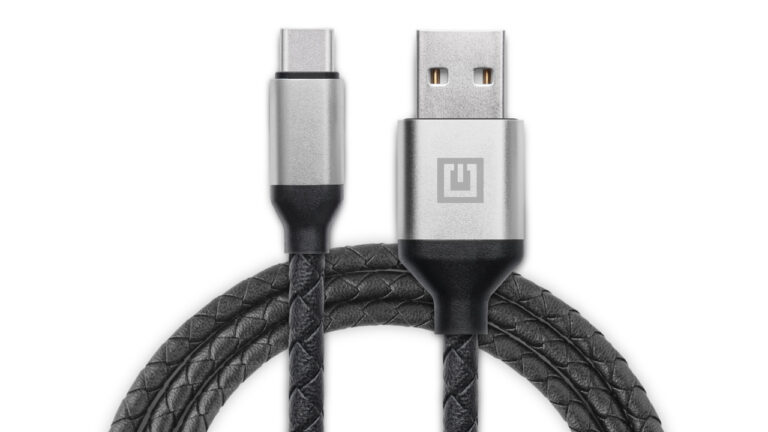 Laidas REAL-EL Premium USB A – C tipo, odinis, juodos spalvos, 1 m, odinis