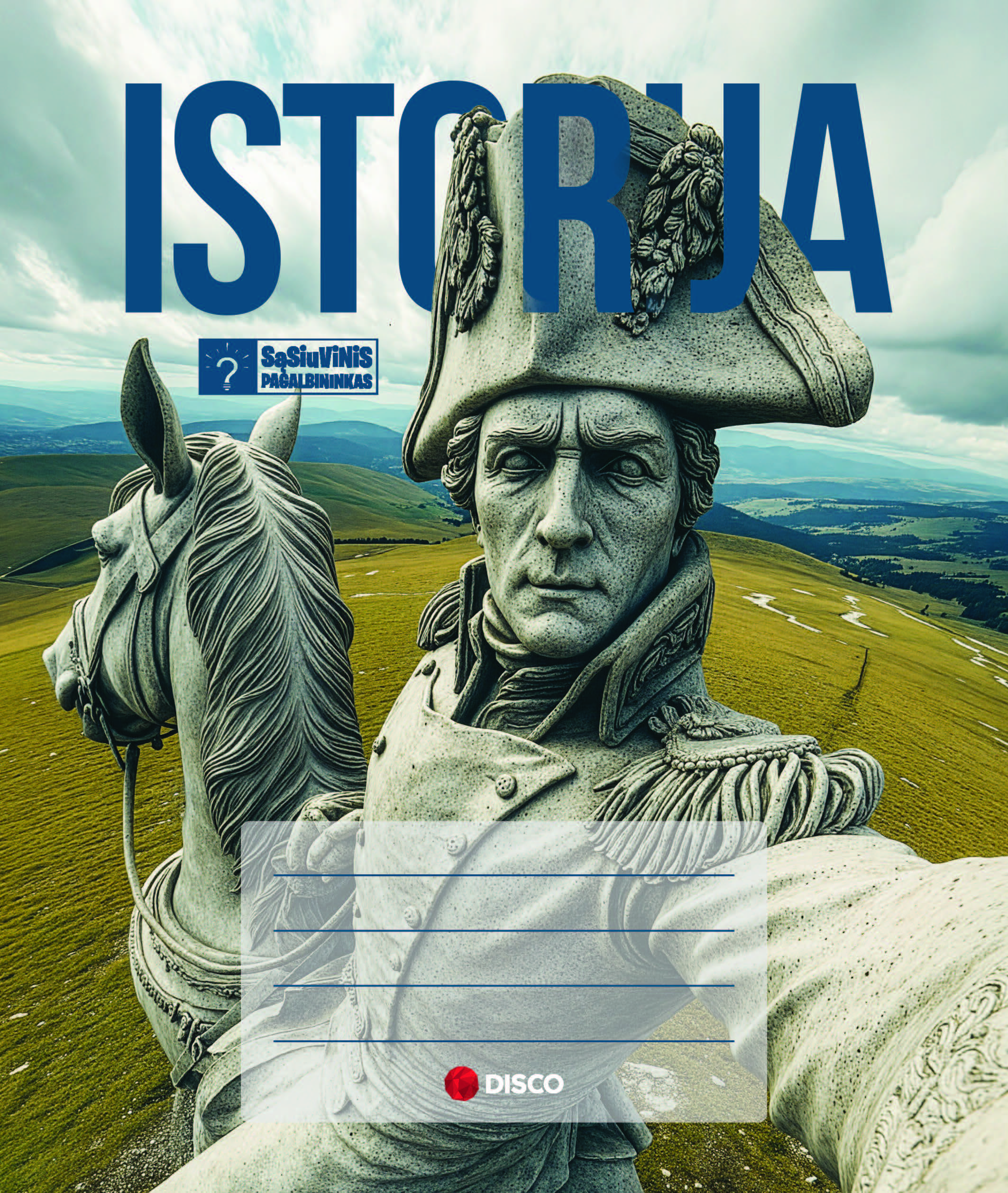 Sąsiuvinis pagalbininkas, istorija, 32 lapų, langeliais Sąsiuvinis pagalbininkas, istorija, 32 lapų, langeliais