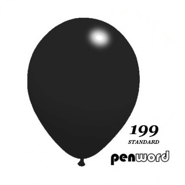 Balionas Penword, juodos spalvos, 1 vnt